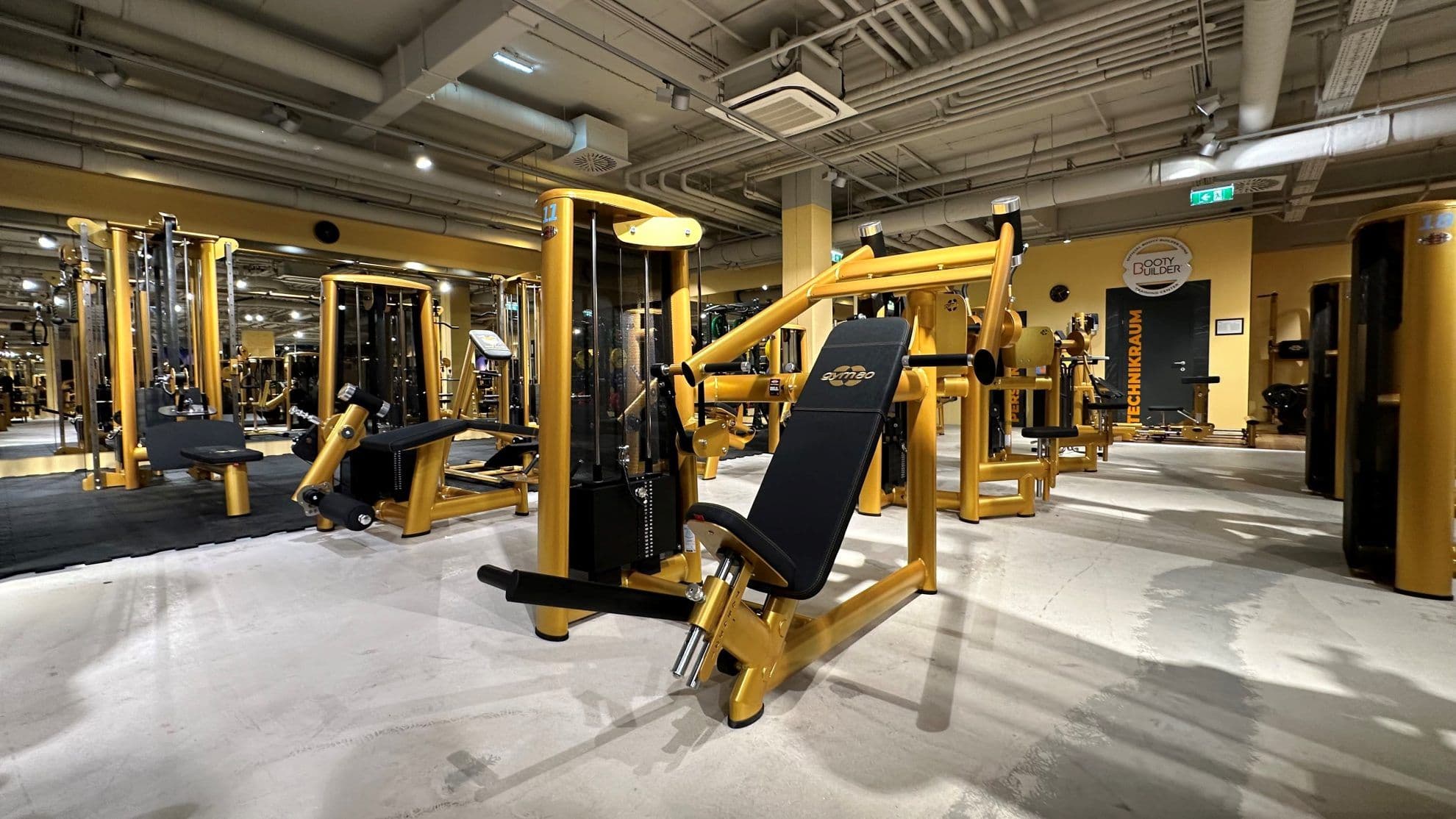 Gym80 Geräte in gold