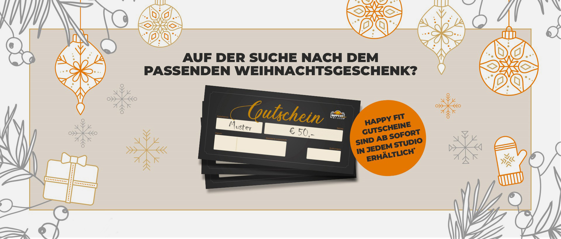 Happy Fit Wertgutschein