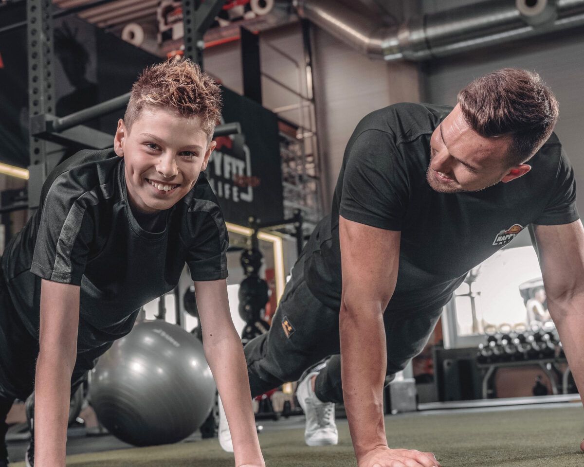 Training von Jugendlichem